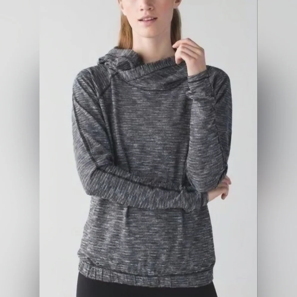 Lululemon Athletica Healthy Heart Pullover II Hoodie- In Coco Pique